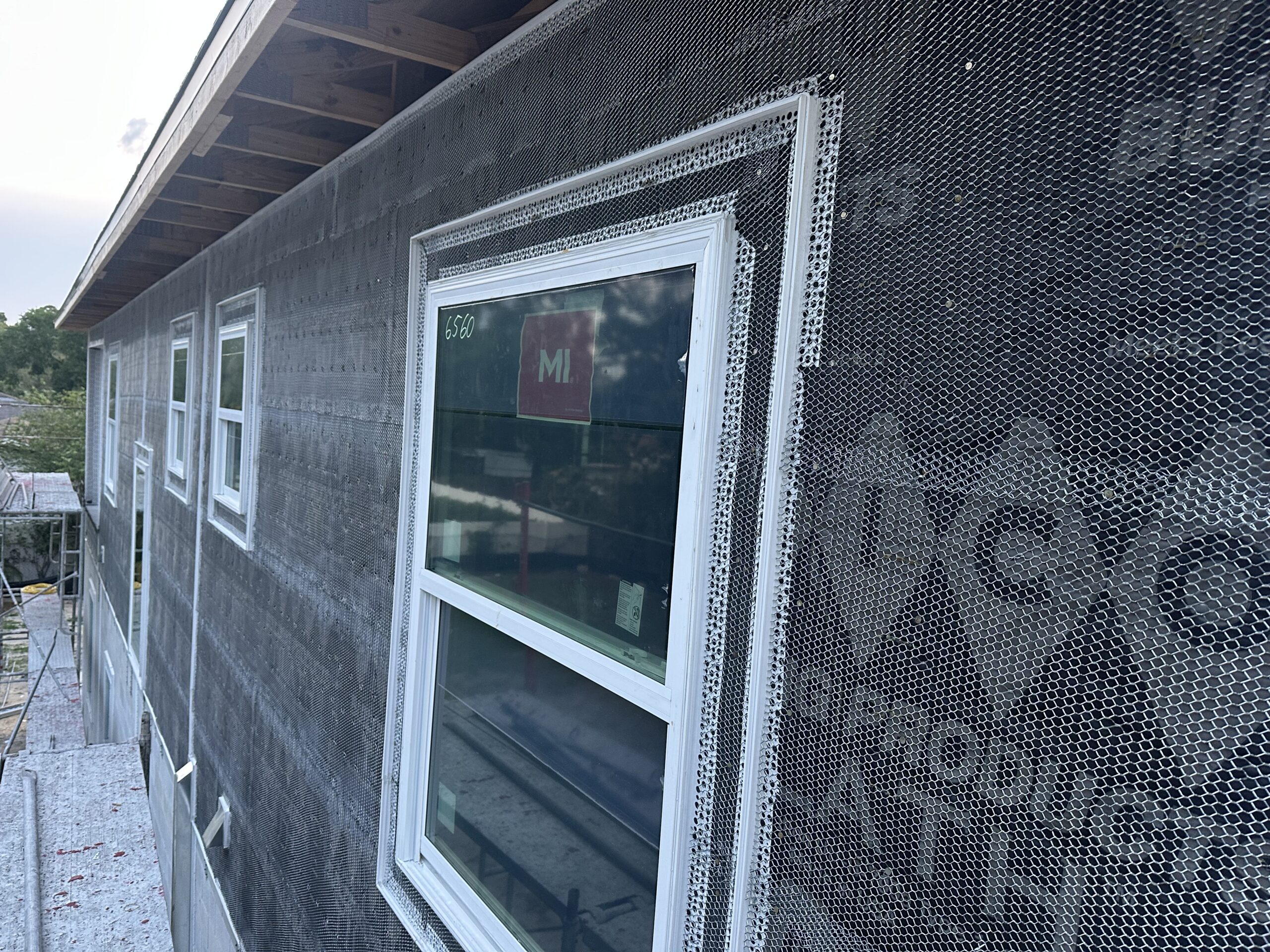 Stucco Lath Close Up Image 2